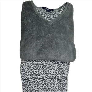 Isotoner Animal Print Pajamas Size Large